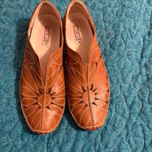 Pikolinos Jerez Calfskin Leather Driving Moccasin Shoes Women's Size 8.5US/39EU - Picture 2 of 7